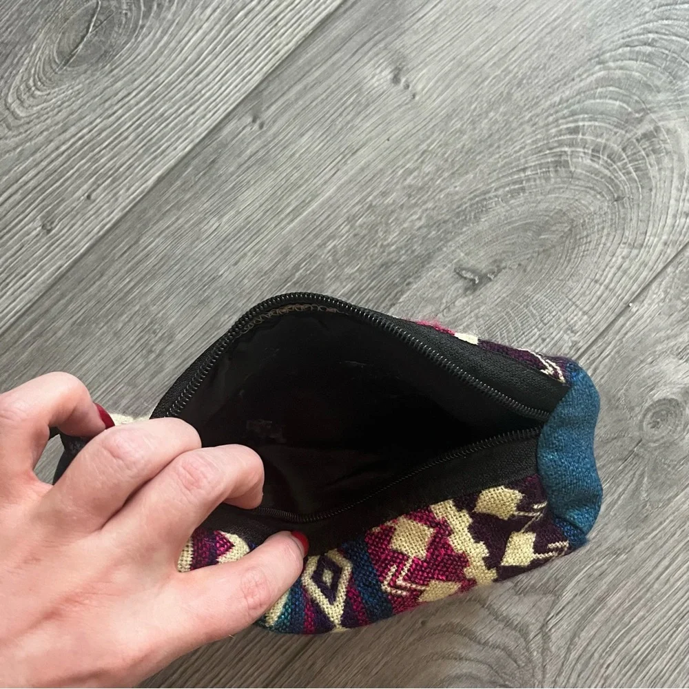 tribal pattern pencil or makeup case